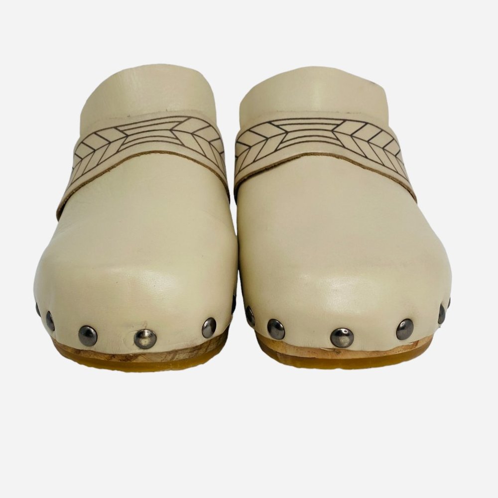 Free People Chloe Clogs – Size 8 / EU 38 – Bone – NIB – Classic Backless Slip-On - Picture 3 of 12